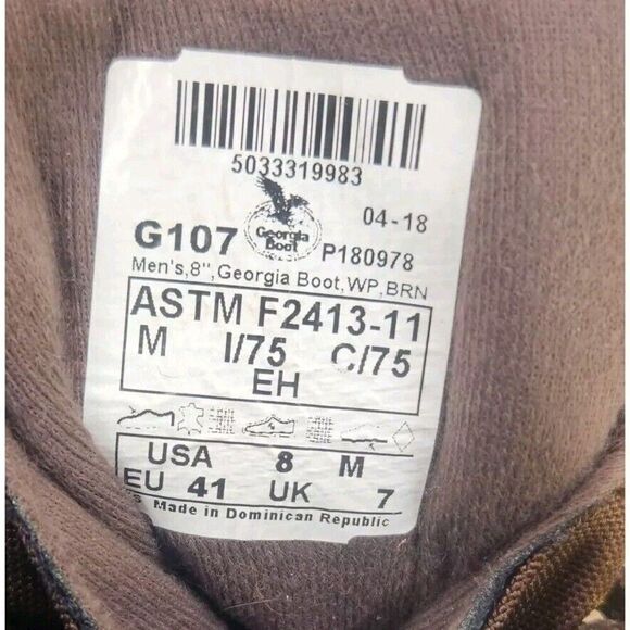 Georgia Boot G107 8\